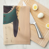 Desert monster house geschirrtuch (Viertel Falte)