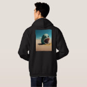 Desert monster house hoodie (Schwarz voll)