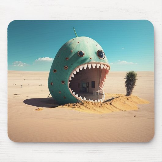 Desert monster house mousepad (Vorne)