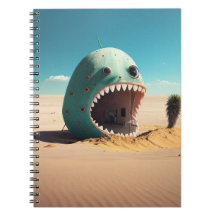 Desert monster house notizblock