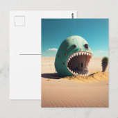 Desert monster house postkarte (Vorne/Hinten)