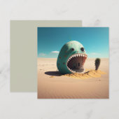 Desert monster house save the date (Vorne/Hinten)