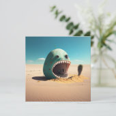 Desert monster house save the date (Stehend Vorderseite)