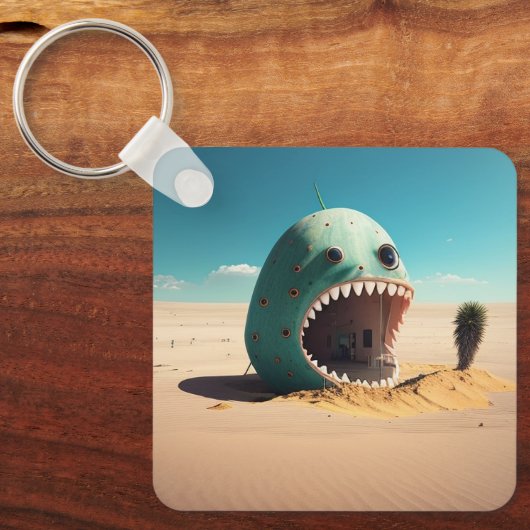 Desert monster house schlüsselanhänger (Vorderseite)