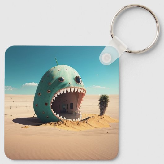 Desert monster house schlüsselanhänger (Rückseite)