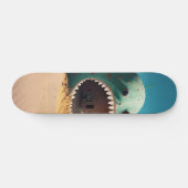 Desert monster house skateboard (Horizontal)