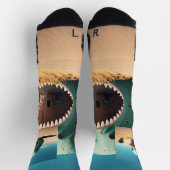 Desert monster house socken (Oben)