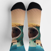 Desert monster house socken (Oben)