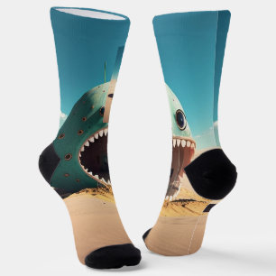 Desert monster house socken