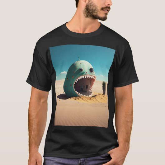 Desert monster house T-Shirt (Vorderseite)