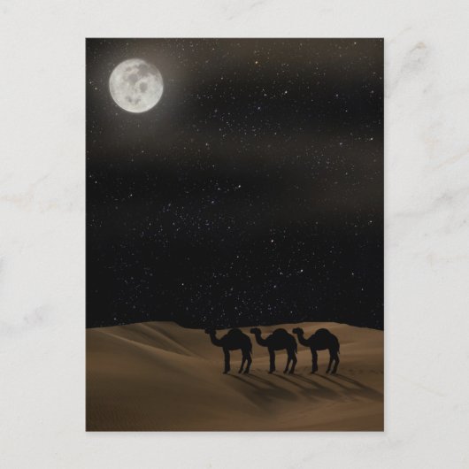 Desert Moon Postkarte (Vorderseite)