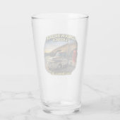 Desert Muscle Retro Pickup Design Glas (Rückseite)