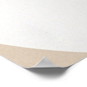 Desert Muse: Geometric Avant-Garde Portrait in Ter Poster (Ecke)