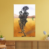 DESERT MYSTIC LEINWANDDRUCK (Insitu (Wohnzimmer))