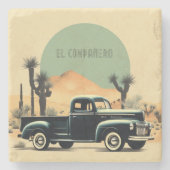 Desert Nocturne Voyage Steinuntersetzer (Vorderseite)