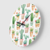 Desert Oasis Große Wanduhr (Winkel)