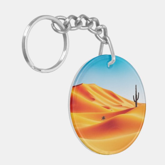 Desert Oasis Keychain Schlüsselanhänger (Vorderseite links)