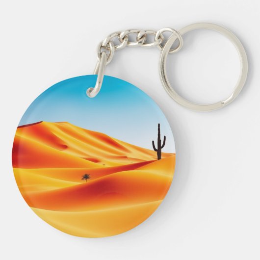 Desert Oasis Keychain Schlüsselanhänger (Rückseite)