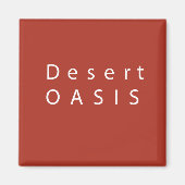 Desert OASIS Magnet (Vorne)