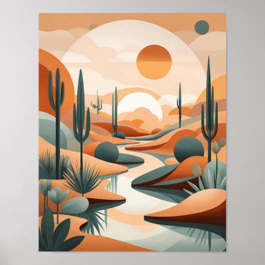 Desert Oasis Poster (Vorne)