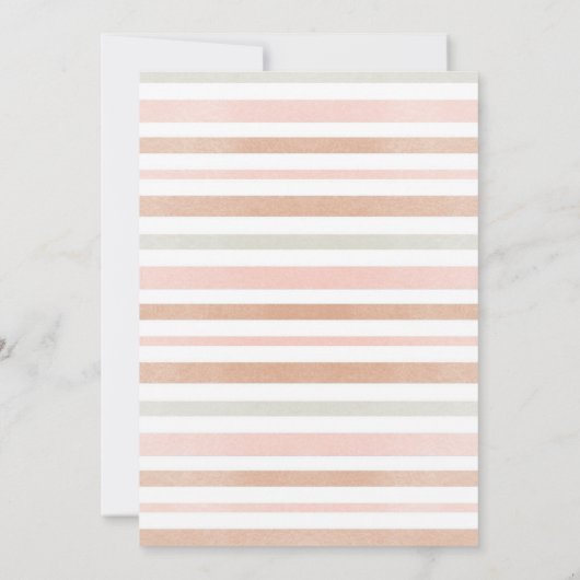 Desert Orchid Boho Pampas Grass Girl Babydusche Einladung (Rückseite)