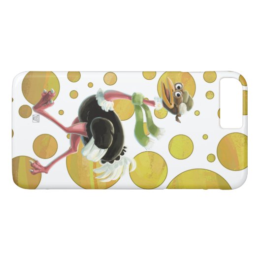 Desert Ostrich Runner Case-Mate iPhone Hülle (Rückseite (Horizontal))