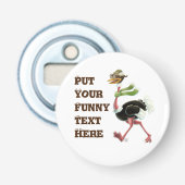 Desert Ostrich Runner Flaschenöffner (Vorderseite)