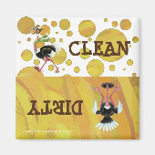 Desert Ostrich Runner Magnet (Vorne)