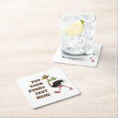 Desert Ostrich Runner Rechteckiger Pappuntersetzer (Vor Ort)