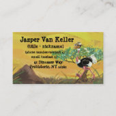 Desert Ostrich Runner Visitenkarte (Vorderseite)