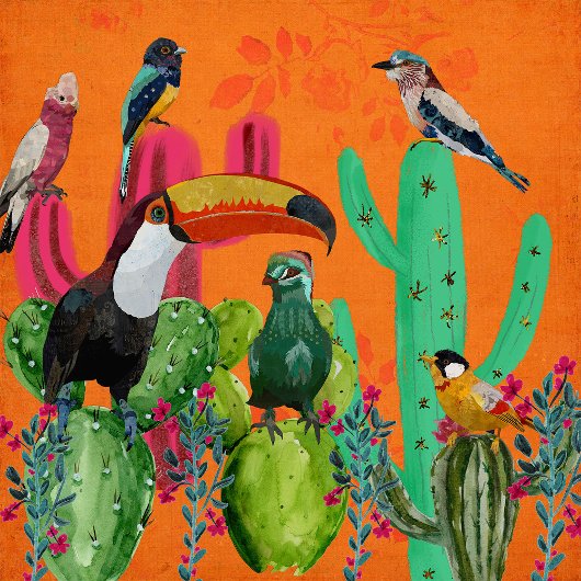 DESERT OWLS WANDTEPPICH