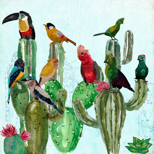 DESERT OWLS WANDTEPPICH