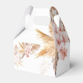Desert Palms Pampas Grass Boho Brautparty Geschenkschachtel (Rückseite)