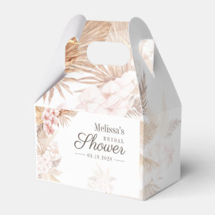 Desert Palms Pampas Grass Boho Brautparty Geschenkschachtel