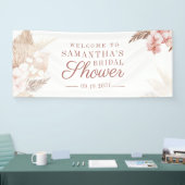 Desert Pampas Grass Boho Brautparty Banner (Messe)