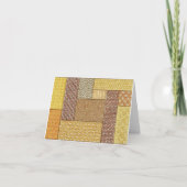 Desert Patchwork note card Karte (Vorderseite)