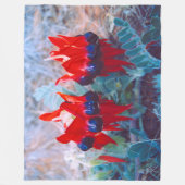 DESERT PEA FLEECEDECKE (Vorderseite)