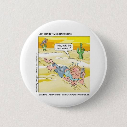 Desert Pizza Funny Mugs, T-Shirts, Karten & Gesche Button (Vorderseite)