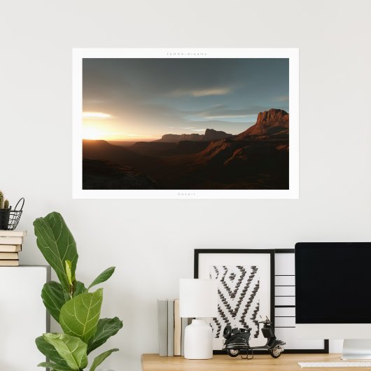 Desert Poster (Heimbüro)