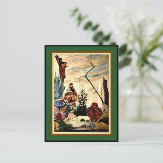 Desert Pottery - Fine Art Postkarte (Stehend Vorderseite)
