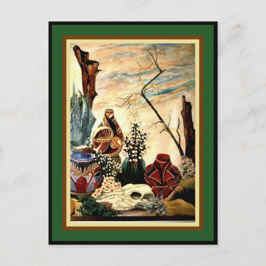 Desert Pottery - Fine Art Postkarte (Vorderseite)