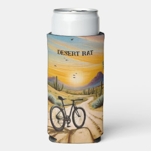 Desert Rat Cycling Mountainbike-Sonnenuntergang Cu Selters Dosenkühler