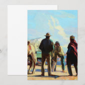 "Desert Rendezvous" von Carl Oscar Borg Dankeskarte (Vorne/Hinten)
