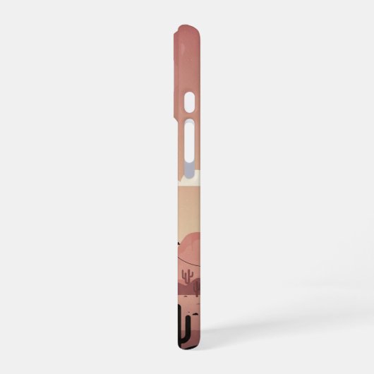 Desert Road Motel iPhone 16 Hülle (Linke Seite)