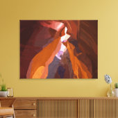 Desert Rock Formation  Leinwanddruck (Insitu (Wohnzimmer))