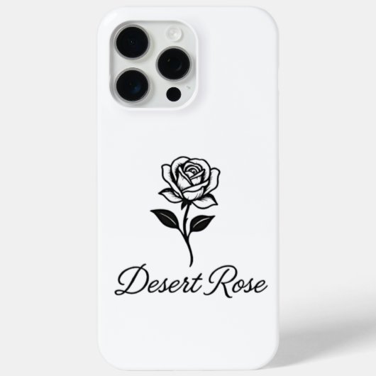 Desert Rose Case-Mate iPhone Hülle (Rückseite)