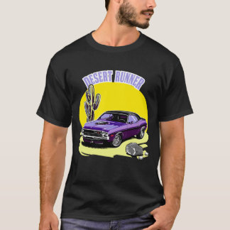 Desert Runner, 1970 Dodge Challenger Illustration T-Shirt
