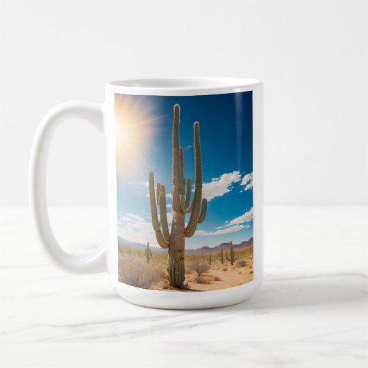 Desert Saguaro Cactus Kaffeetasse (Links)