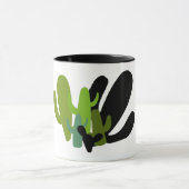 Desert Saguaro Cactus Retro Tasse (Zentrum)