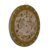Desert Sand Camouflage Dart Board Dartscheibe (Vorderseite Links)